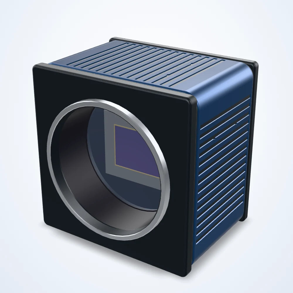 151.2 MP CoaXPress area scan camera, IMX411, rolling shutter, 6.2 fps, M72