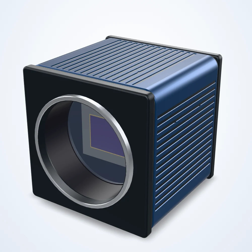 604 MP CoaXPress area scan camera, IMX411, rolling shutter, 1.4 fps, M72