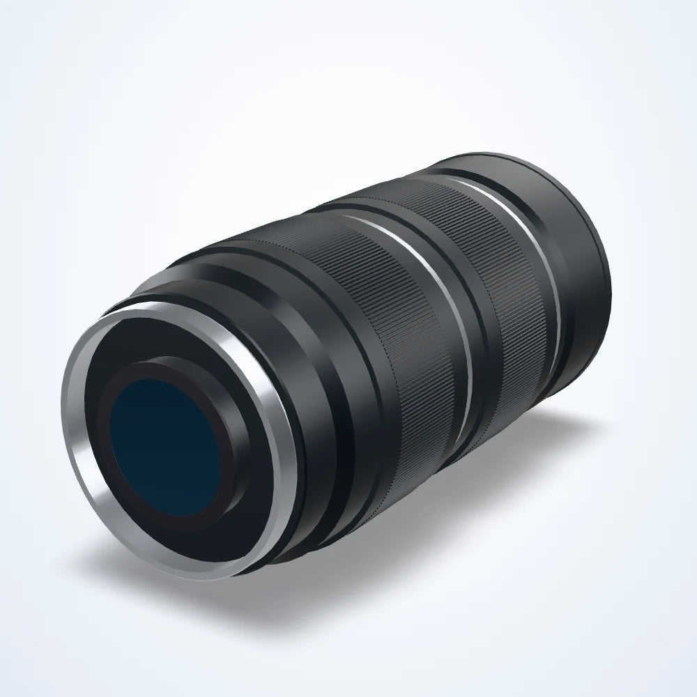 85 mm fixed focal length lens, 150 MP, F2.8, M72