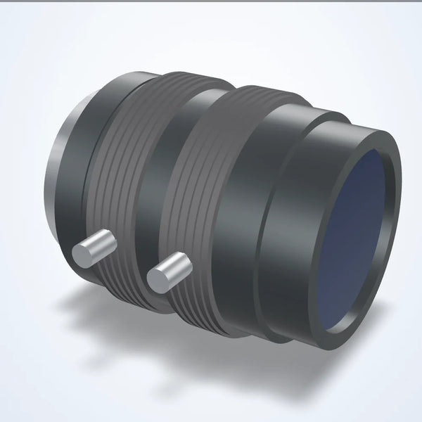 16 mm lens, 2/3", C-mount, 20.2 mm dia., dimensions 33.5 x 36.5