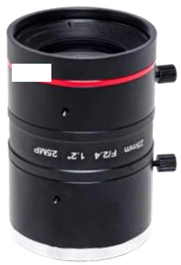 25 mm, 1.2", 25 MP, C-mount machine vision lens