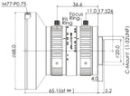 LS-FFL-0602 dimensions (mm)