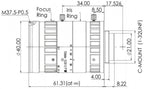 LS-FFL-0606 dimensions (mm)