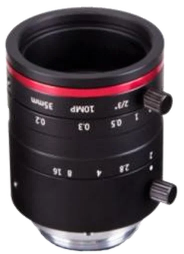 35 mm, 2/3", 10 MP, C-mount Machine Vision Lens, F2.0 manual iris (LS-FFL-0676)