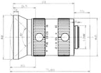 LS-FFL-0704 dimensions (mm)