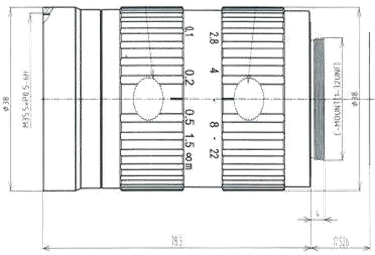 LS-FFL-0706 dimensions (mm)