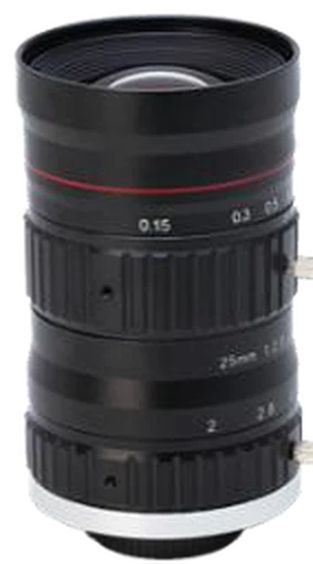 25 mm, 4/3", 10 MP, C-mount Machine Vision Lens (LS-FFL-0707)