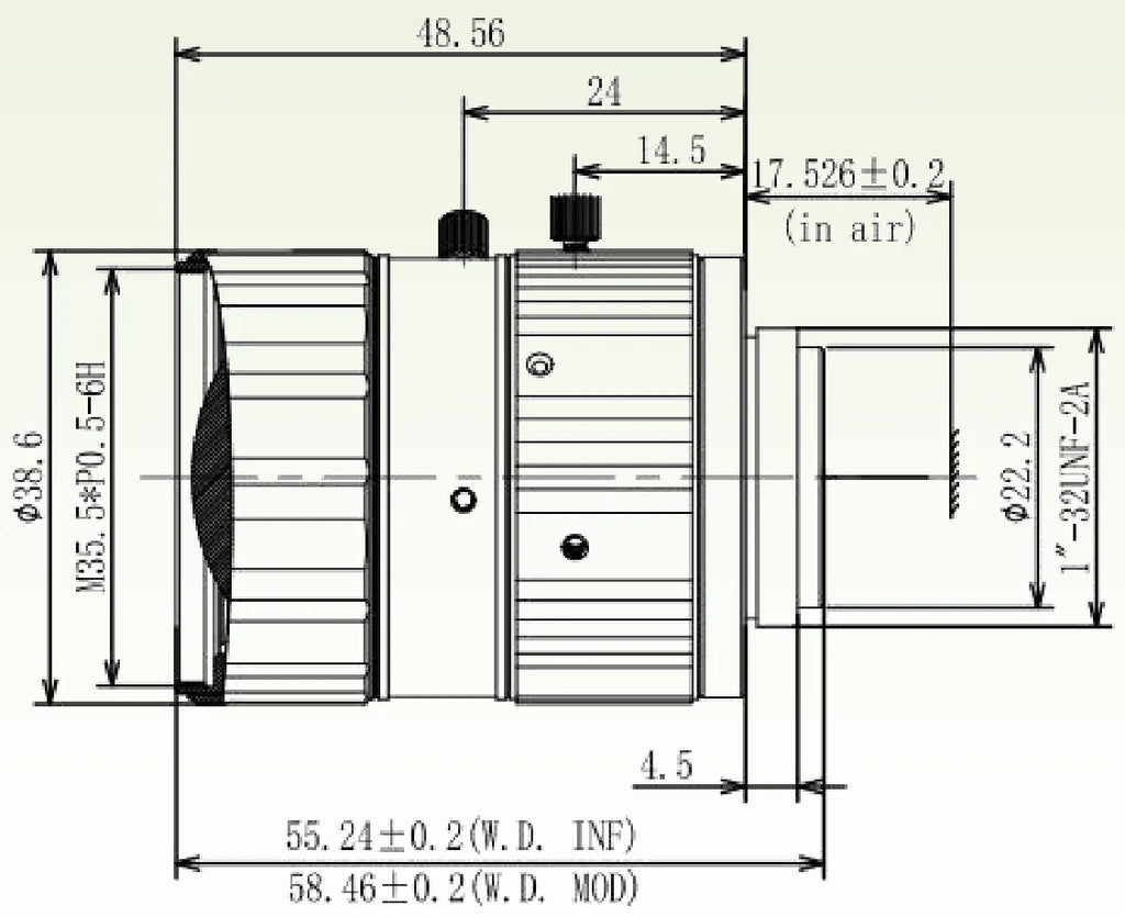 LS-FFL-0547 dimensions (mm)