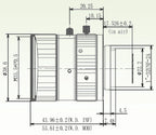 LS-FFL-0557 dimensions (mm)