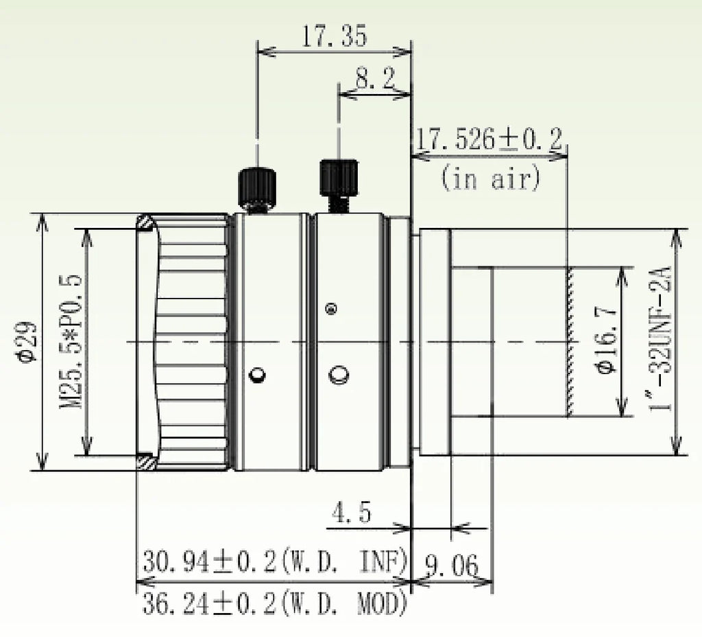 LS-FFL-0670 dimensions (mm)