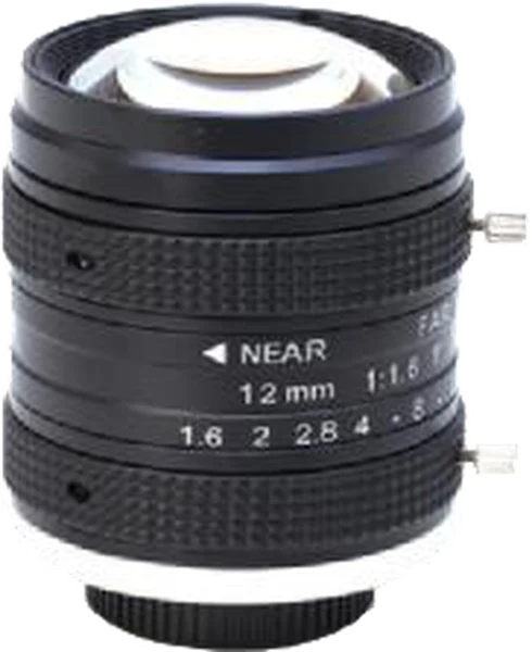 12 mm, 1", 5 MP, C-mount Machine Vision Lens, -0.012x (LS-FFL-0605)