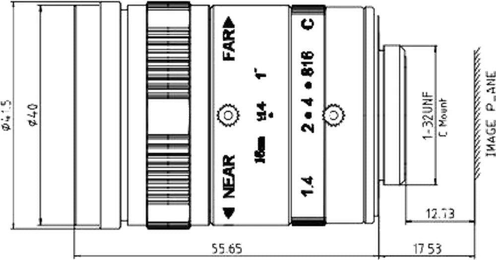 LS-FFL-0612 dimensions (mm)