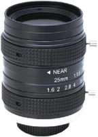 25 mm, 1", 5 MP, C-mount Machine Vision Lens, -0.025x (LS-FFL-0620)