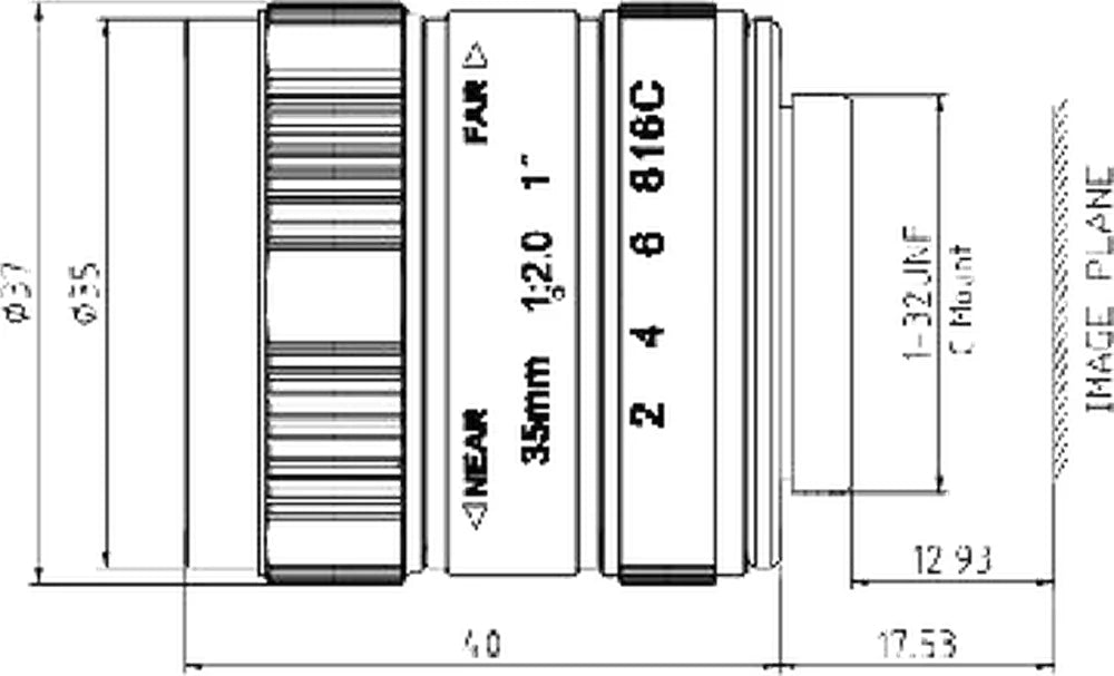LS-FFL-0626 dimensions (mm)