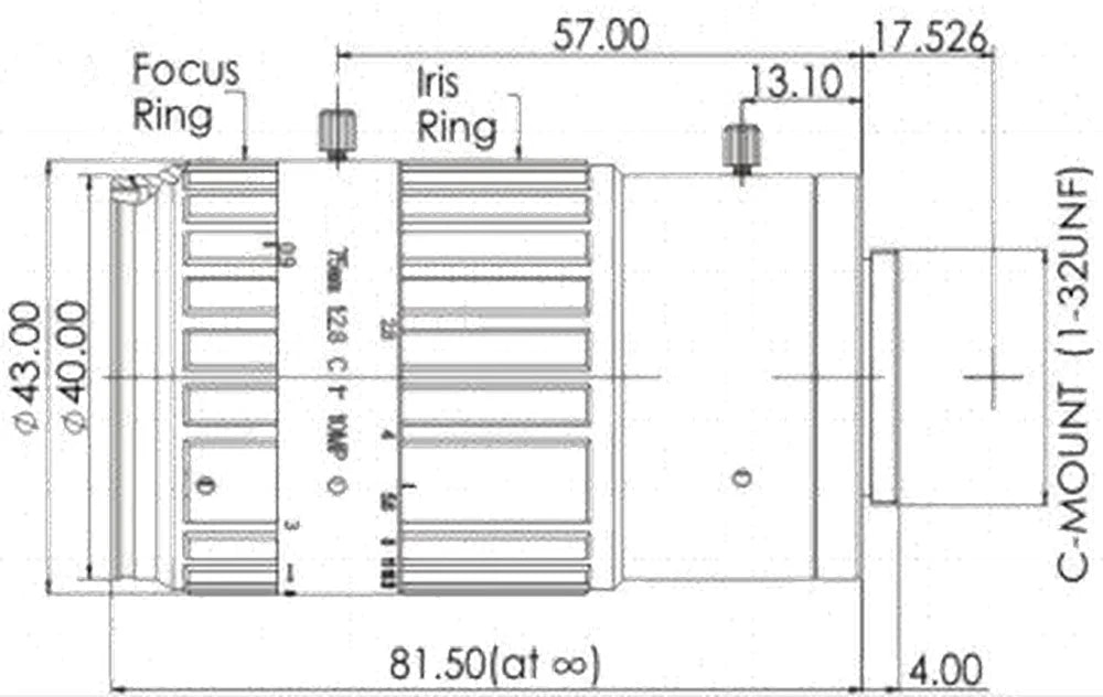 LS-FFL-0636 dimensions (mm)