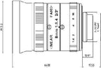 LS-FFL-0646 dimensions (mm)