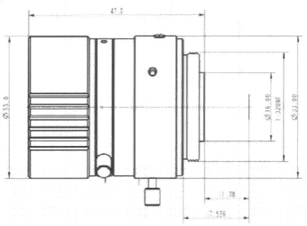 LS-FFL-0658 dimensions (mm)