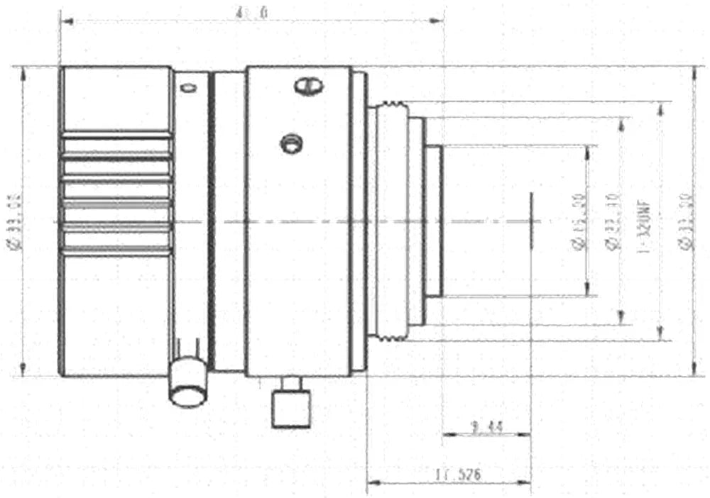 LS-FFL-0665 dimensions (mm)