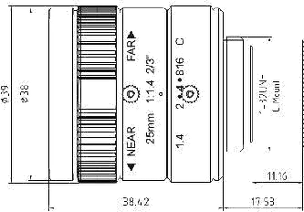 LS-FFL-0666 dimensions (mm)
