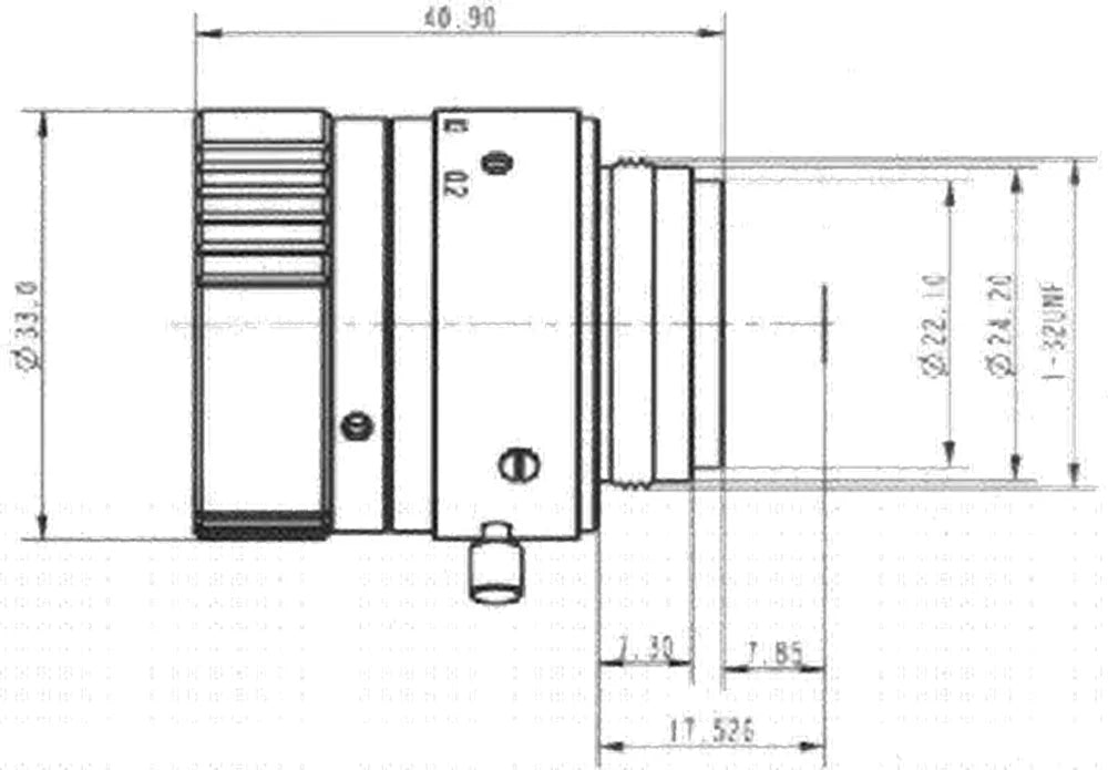 LS-FFL-0672 dimensions (mm)