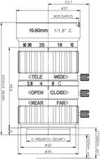 LS-FFL-1183 dimensions (mm)