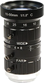 10-50 mm, 1/1.8", 6 MP, C-mount Machine Vision Zoom Lens (LS-FFL-1183)