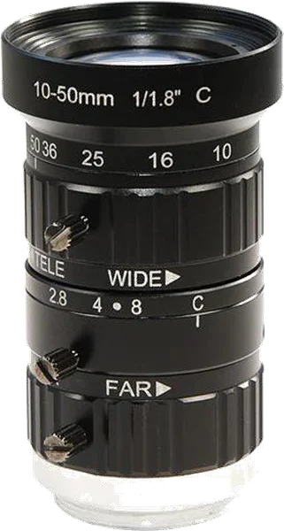 10-50 mm, 1/1.8", 6 MP, C-mount Machine Vision Zoom Lens (LS-FFL-1183)