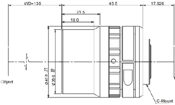LS-FFL-0436 dimensions (mm)