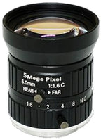 5 mm, 1/1.7", 5 MP, C-mount Machine Vision Lens, 5.0 Megapixel (LS-FFL-0520)