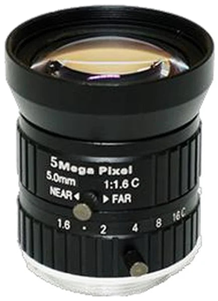 5 mm, 1/1.7", 5 MP, C-mount Machine Vision Lens, 5.0 Megapixel (LS-FFL-0520)