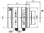 LS-FFL-0523 dimensions (mm)