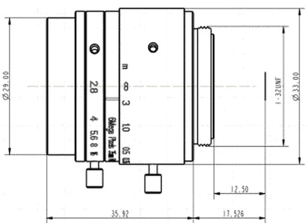 LS-FFL-0531 dimensions (mm)