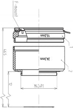 LS-FFL-1436 dimensions (mm)