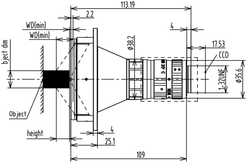 LS-PCL-0012 dimensions (mm)