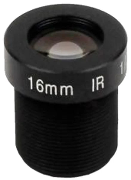 16 mm, 1/2", 5 MP, M12-mount Low-Distortion M12 Lens (LS-MBL-0126)