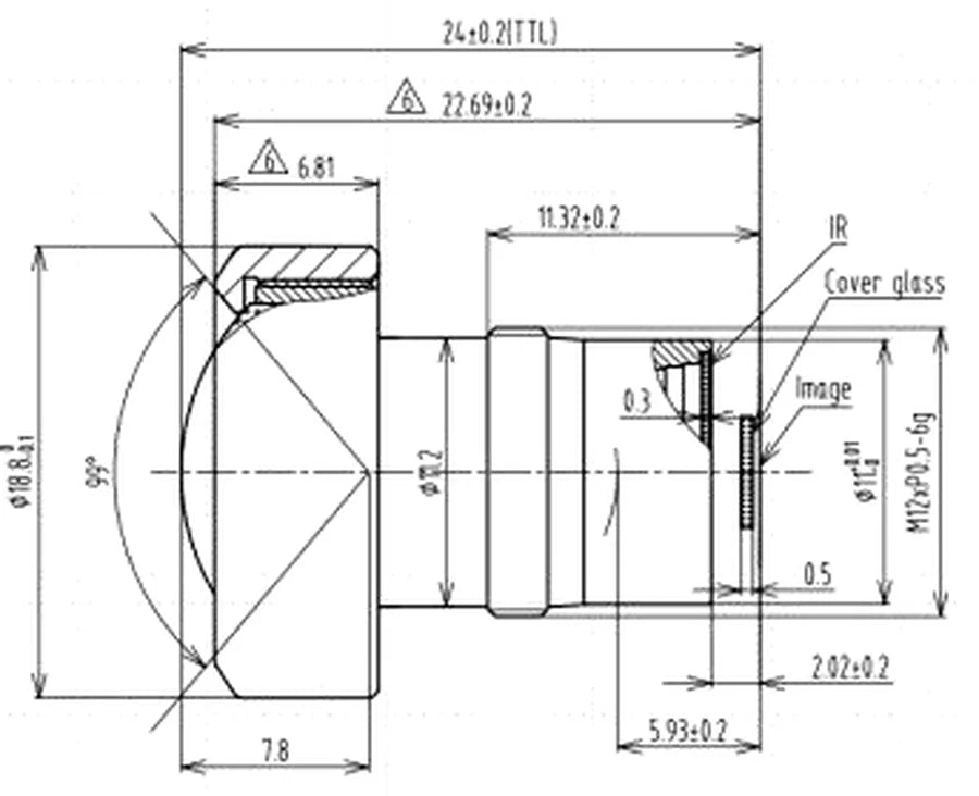 LS-MBL-0159 dimensions (mm)