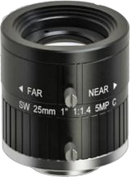 25 mm, 1", 5 MP, C-mount SWIR Lens (LS-SWL-0195)