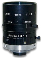 8 mm, 2/3", 5 MP, C-mount SWIR Lens, 60 lp/mm (LS-SWL-0203)