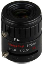 6-22 mm, 1/2.5", 5 MP, CS-mount Varifocal CCTV Lens (LS-CTV-0105)