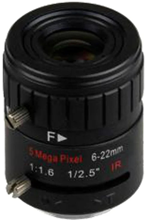6-22 mm, 1/2.5", 5 MP, CS-mount Varifocal CCTV Lens (LS-CTV-0105)