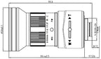 LS-CTV-0108 dimensions (mm)