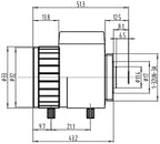 LS-CTV-0118 dimensions (mm)