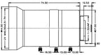 LS-CTV-0138 dimensions (mm)