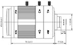 LS-CTV-0150 dimensions (mm)