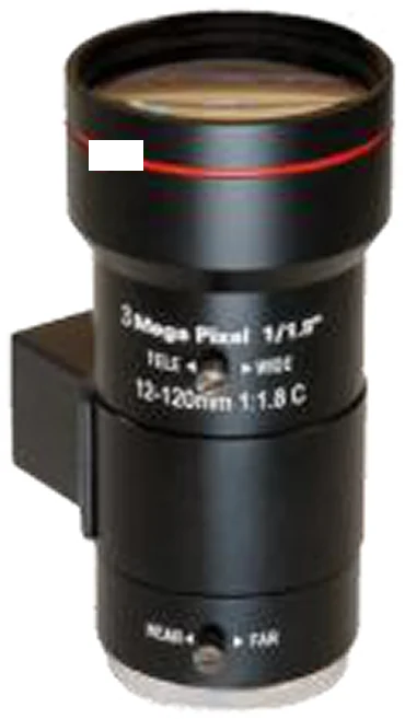 12-120 mm, 1/1.8", 3 MP, C-mount Varifocal CCTV Lens, F1.8 manual iris (LS-CTV-0155)