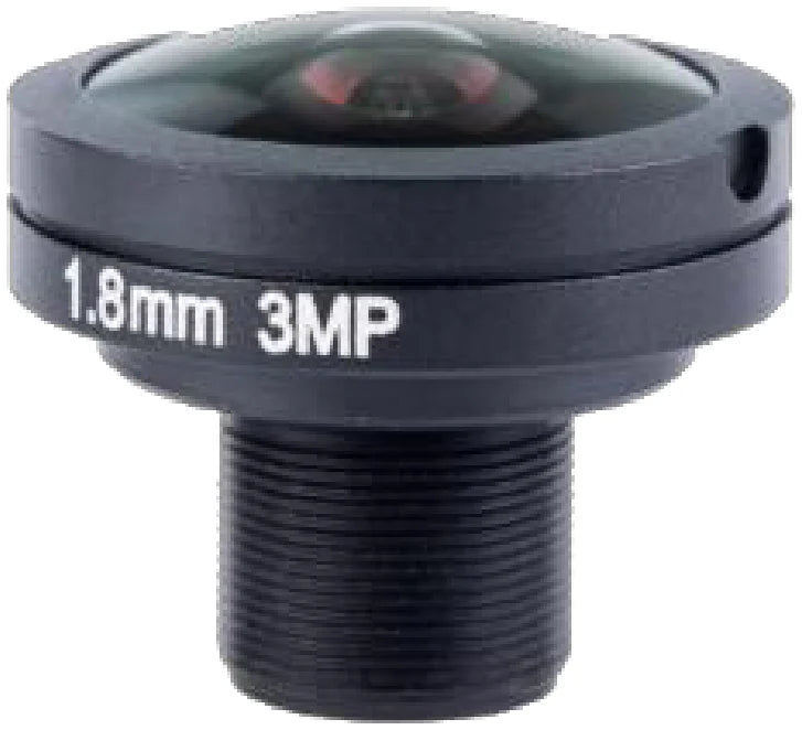 1.8 mm, 1/2.7", 3 MP, M12-mount Fisheye Lens (LS-CTV-0032)