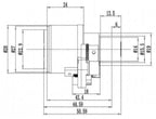LS-CTV-0065 dimensions (mm)