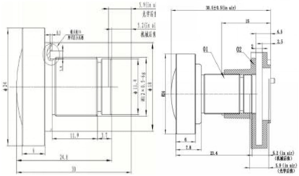LS-MBL-0109 dimensions (mm)