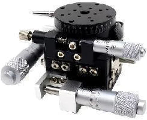 Multi-axis manual stages: XYZ + rotation (LS-MNT-0154)
