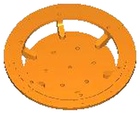 Glass / aluminum rotary inspection table parts (LS-MNT-0152, DD motor) (LS-MNT-0155)